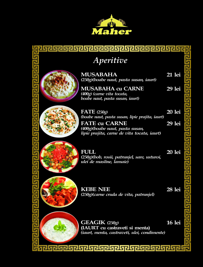 Menu Maher Restaurant Libanez-9